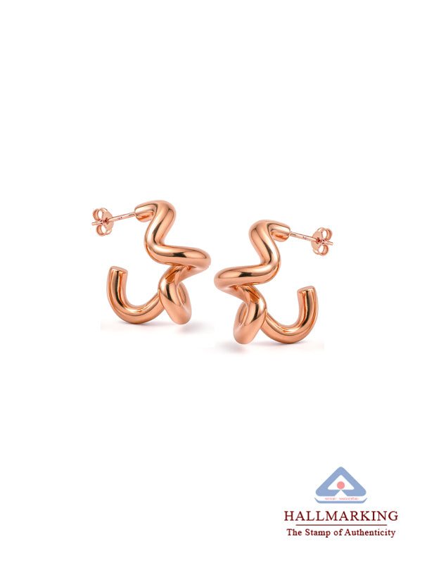Oceane Flow Hoop Earrings