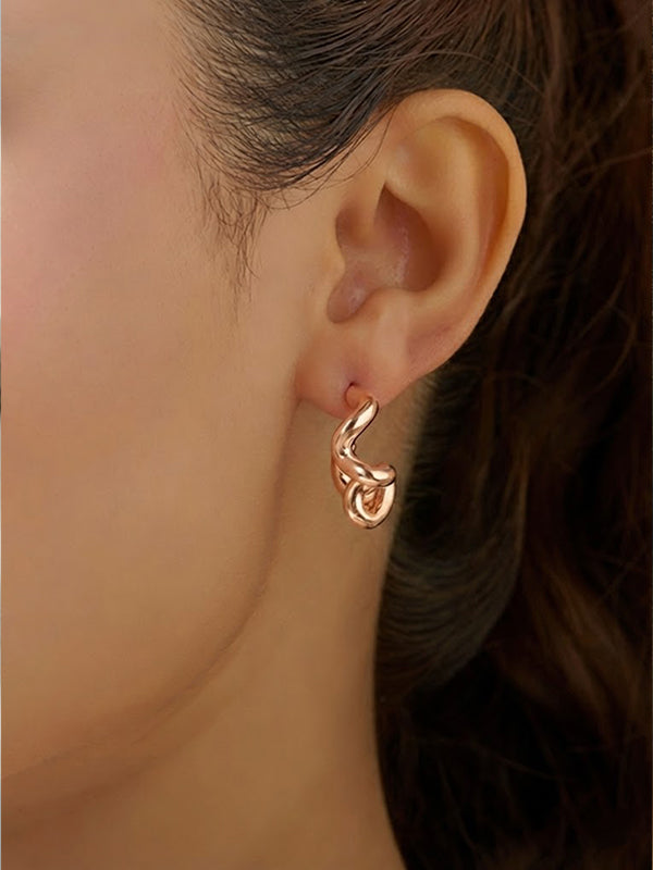 Oceane Flow Hoop Earrings