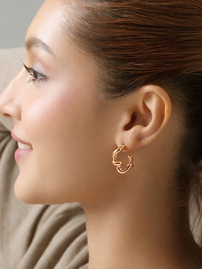 Oceane Flow Hoop Earrings