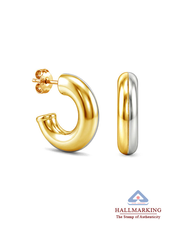 Thalia Modern C - Hoop Earrings for Women