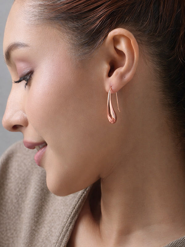 Lyra Fluid Dangler - ear wire Earrings for Women