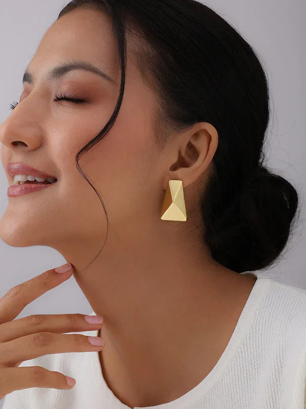 Vera Prism Flash-Gold Plated Studs