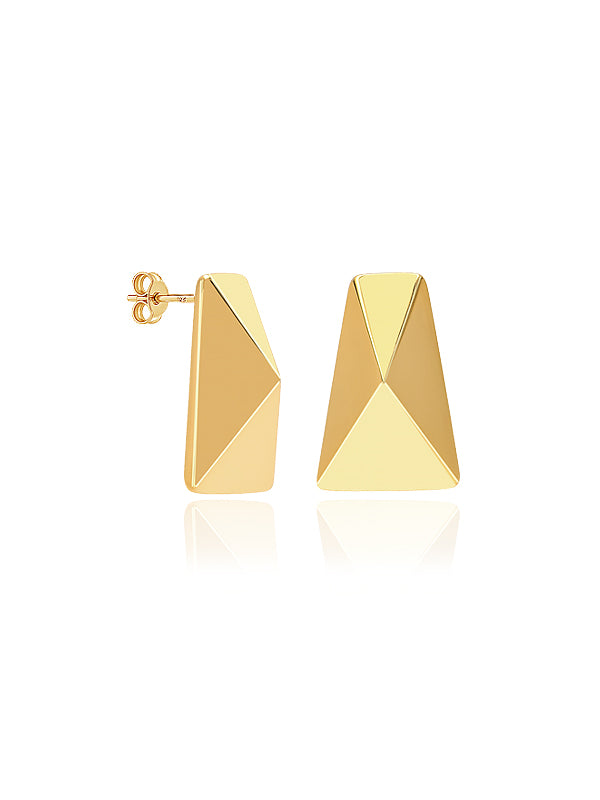 Vera Prism Rose-Gold Studs