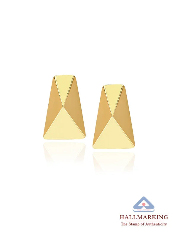 Vera Prism Flash-Gold Plated Studs