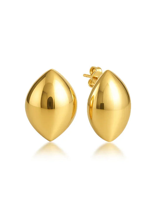 Eterna Dome Women's Stud Earrings