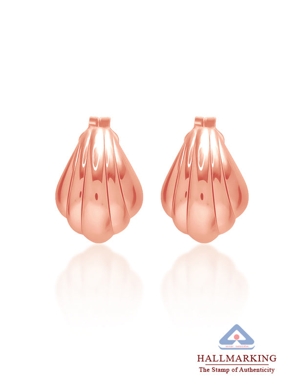 Marina Shell Gold Studs