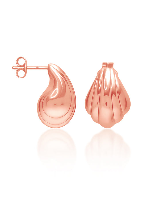 Marina Shell Gold Studs