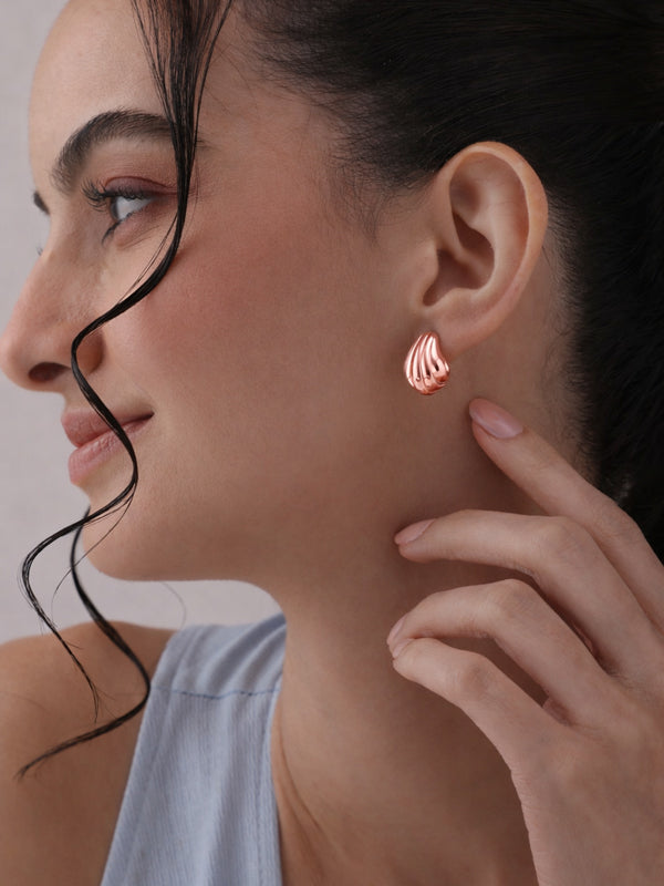 Marina Shell Gold Studs