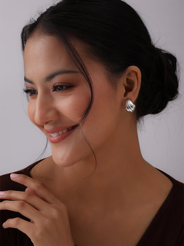 Shoreline Rose-Gold Charm Studs