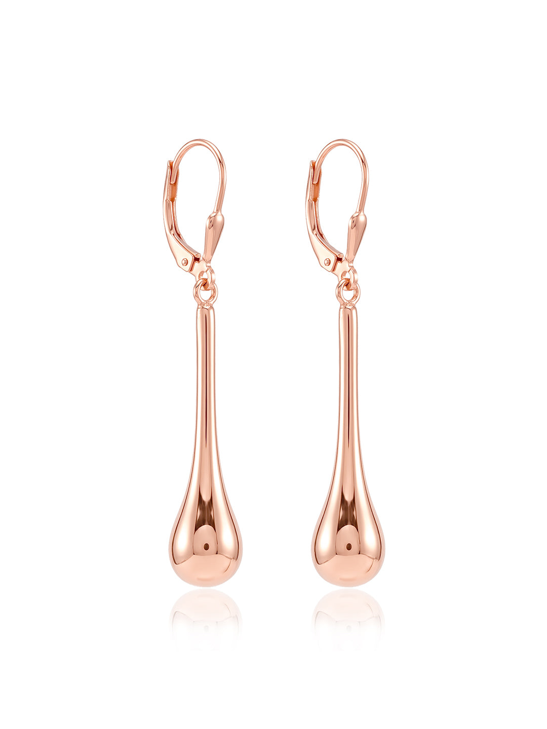 Rose Gold Dangle Earrings