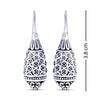 925 Sterling Silver Antique Filigree Drop Dangle Earrings for Women