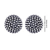 925 Sterling Silver Antique Ball Post Stud Earrings for Girls