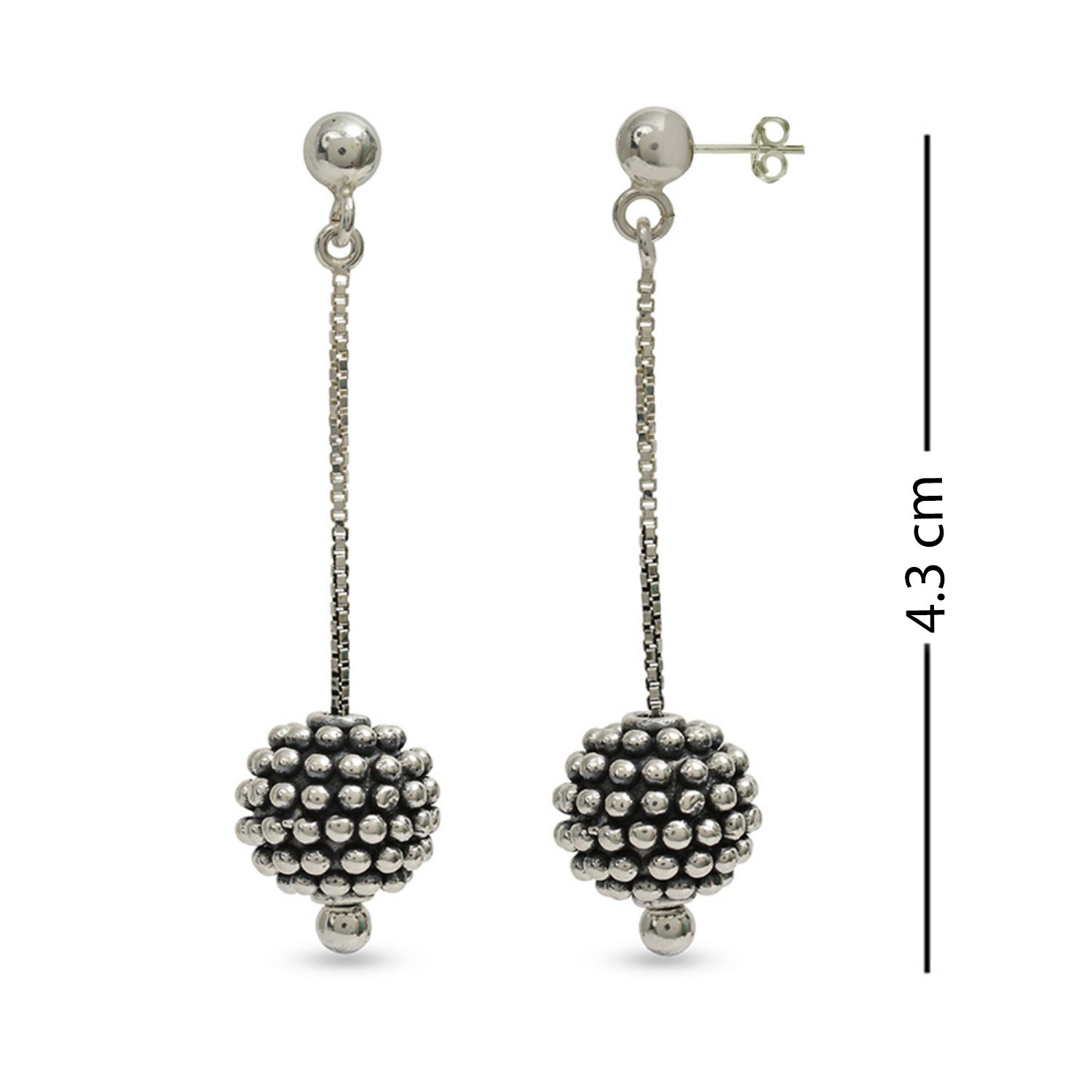 925 Sterling Silver Antique Drop Dangler Earrings for Women