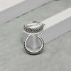 925 Sterling Silver Antique Hoop Earrings for Women