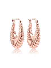 14K Rose-Gold Plated BellaShrimp Hoop Earrings