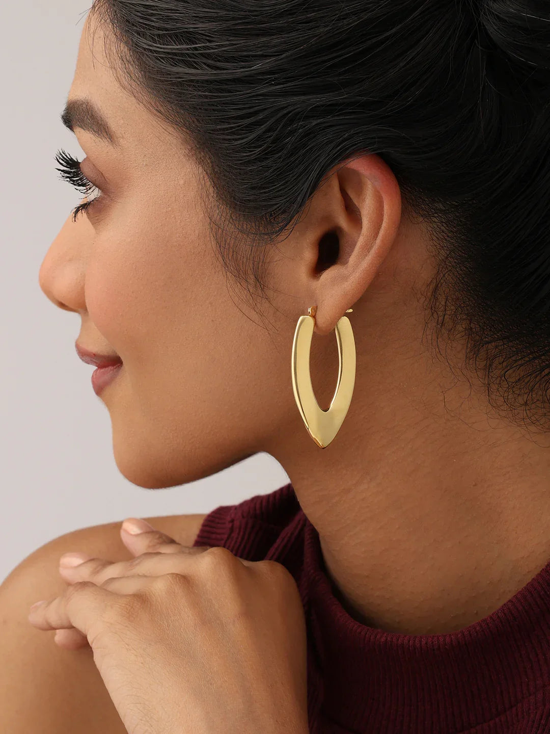 925 Sterling Silver Jewellery | 14K Gold Plated Classic Muse Ovals | acpl-ecom.myshopify.com