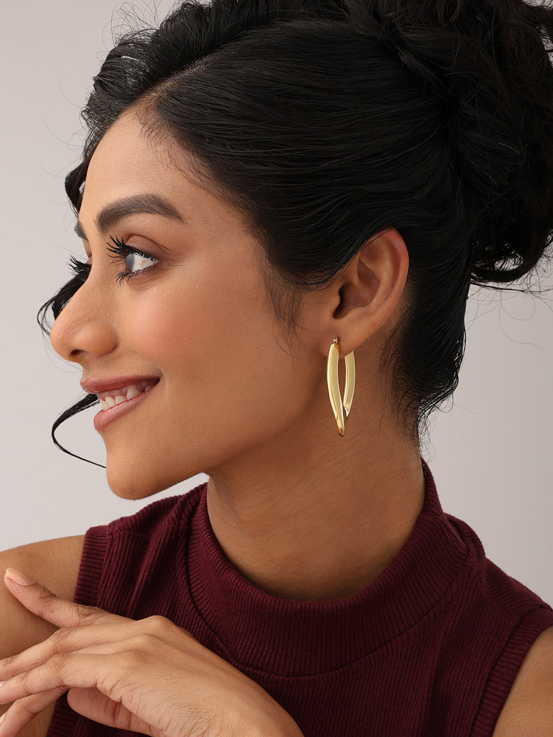 925 Sterling Silver Jewellery | 14K Gold Plated Classic Muse Ovals | acpl-ecom.myshopify.com