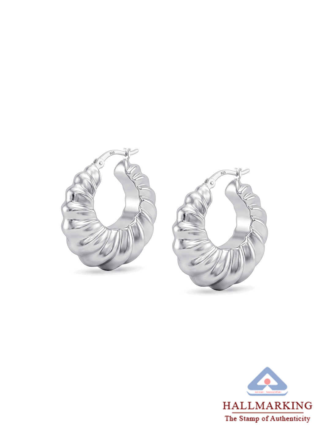 Silver Hoop Earrings