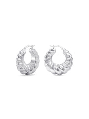 Silver Hoop Earrings