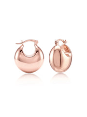 14K Rose-Gold Plated Norah Classic Hoop Earrings