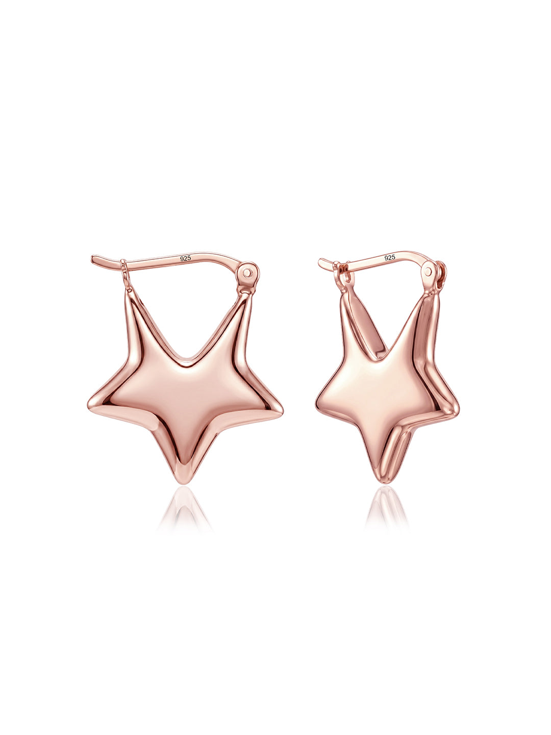 14K Rose-Gold Plated Sitaara Hoop Earrings