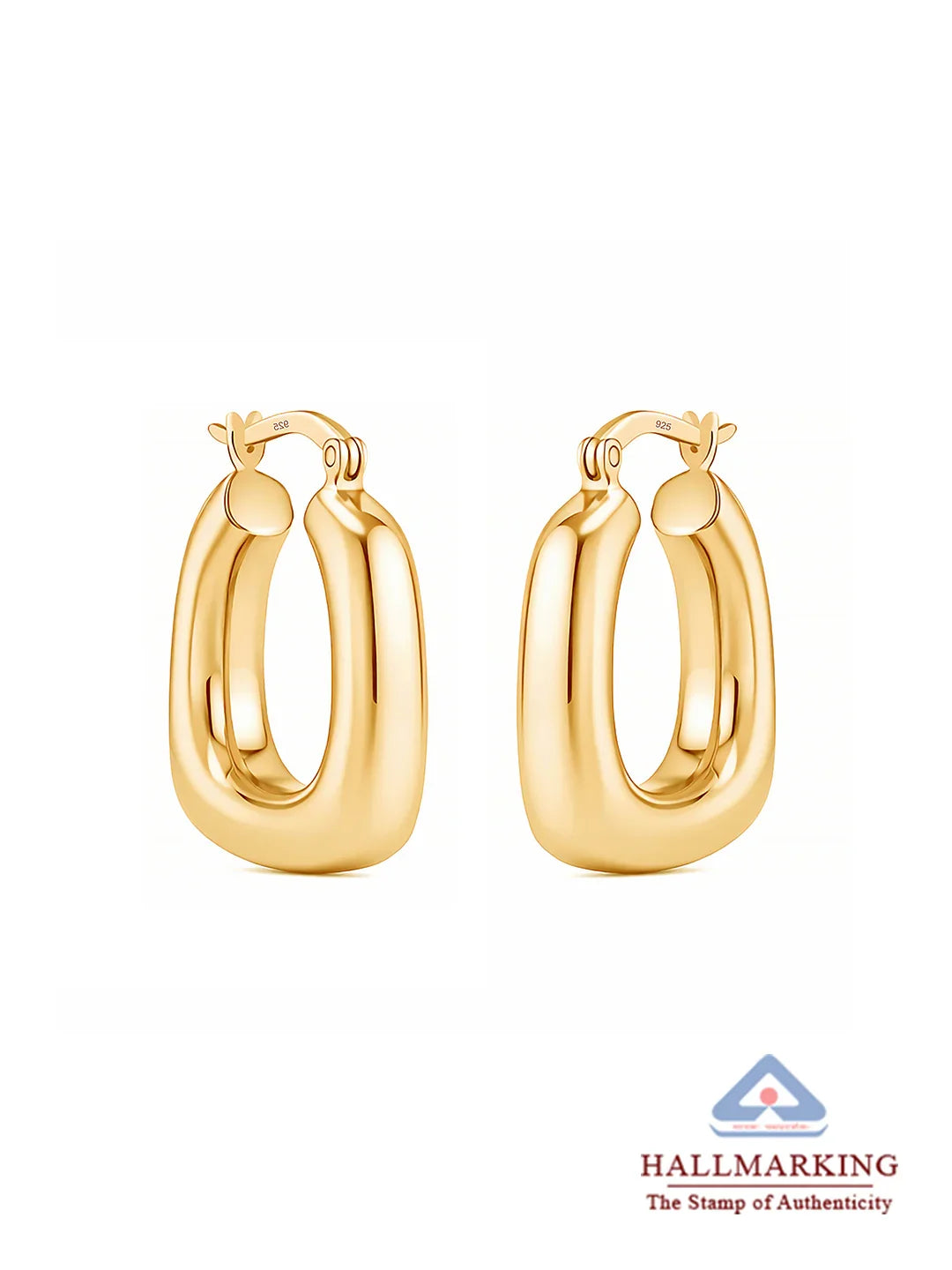 Aster Square Women's Hoop Earrings