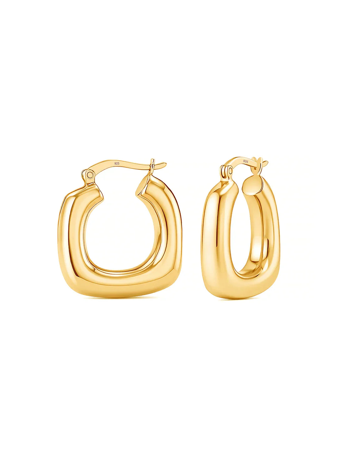 Aster Square Women's Hoop Earrings