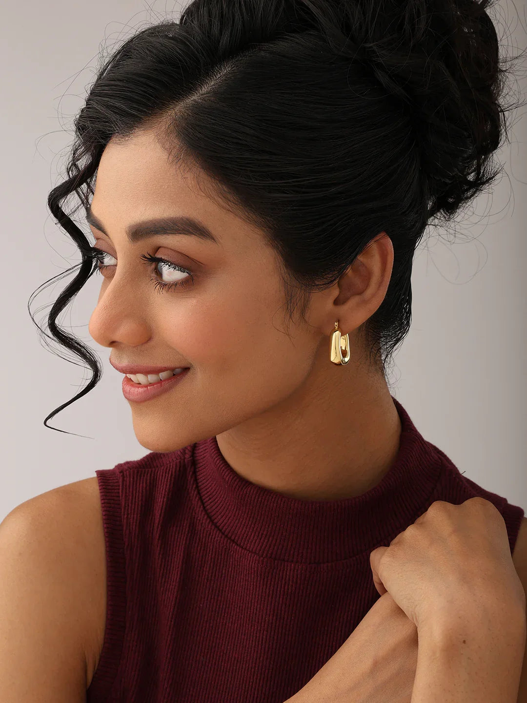 Aster Square Women's Hoop Earrings