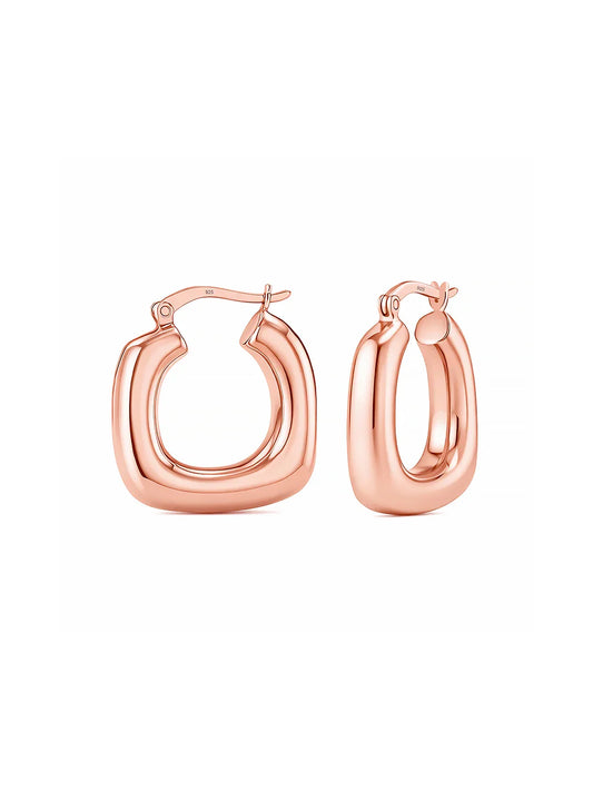 Aster Square Women's Hoop Earrings