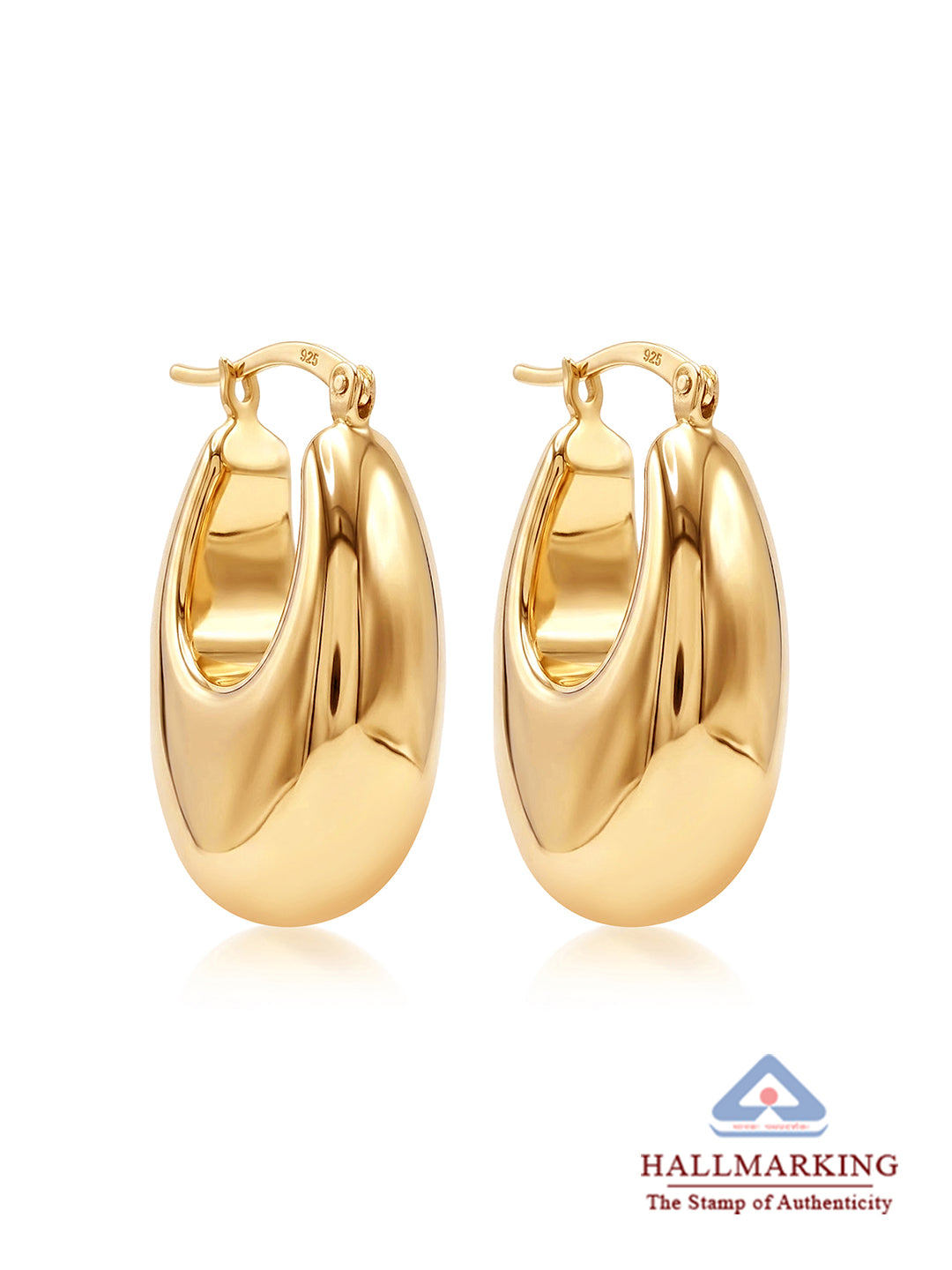 Golden Lume U-Shape Click Hoops