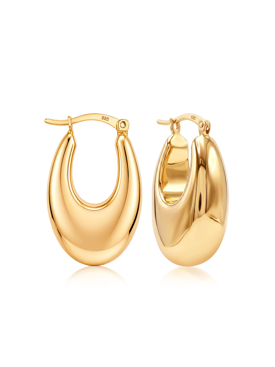 Golden Lume U-Shape Click Hoops