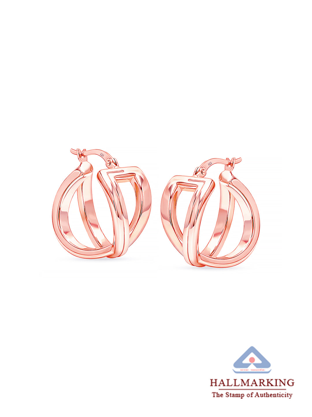 Rose Aria Crossover Hoops