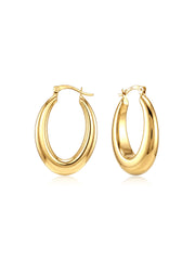 Gold Classic Hoop Earrings