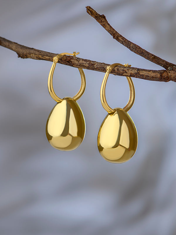 AquaDrop Dangle Hoop Earrings