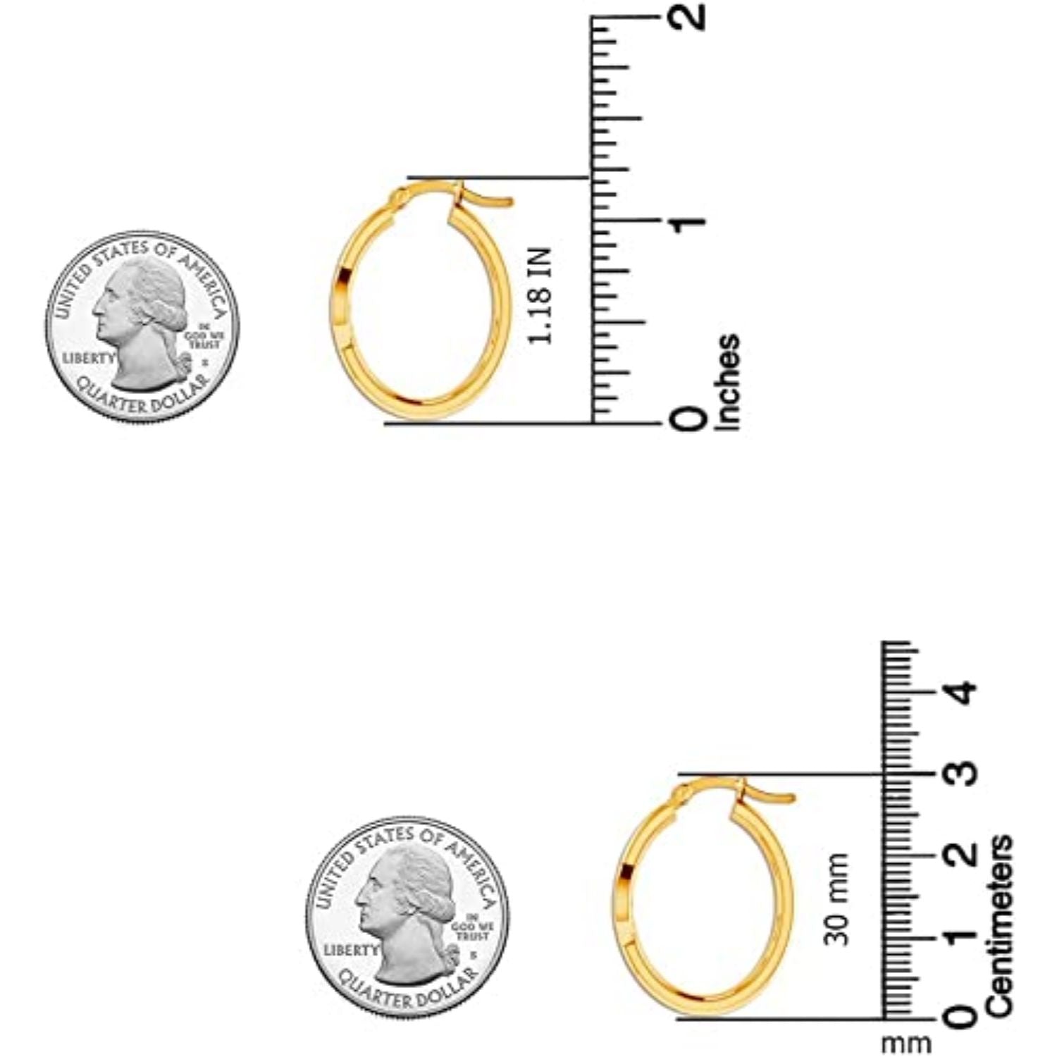 925 Sterling Silver Mariner Link Hoops Earring Oval Anchor Hoop Earrings for Teen Women