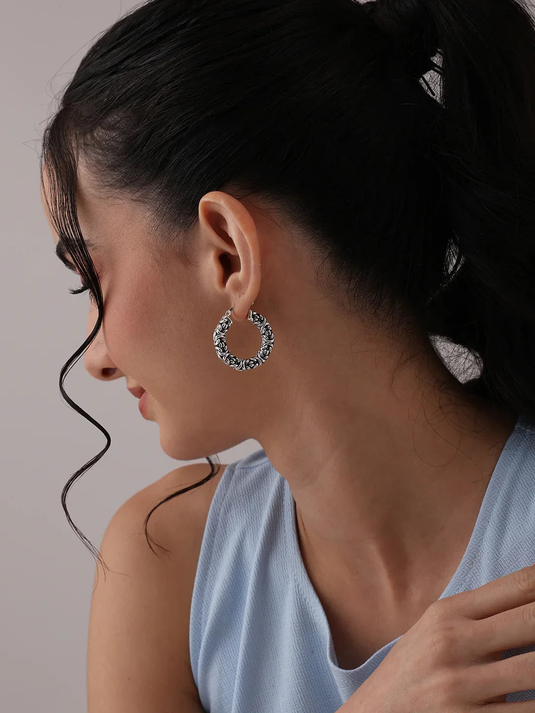 Antique Byzantine Hoop Earrings