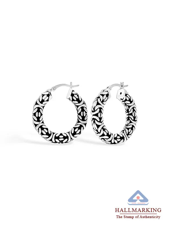 Antique Byzantine Hoop Earrings