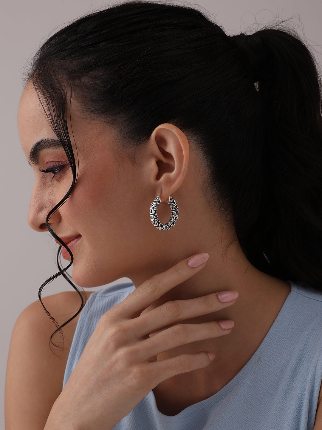 Antique Byzantine Hoop Earrings