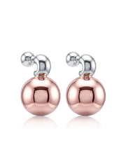 Silver Nova Two-Tone Ball Studs