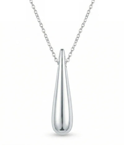 Grazia Teardrop Bar Pendant Women's Necklace