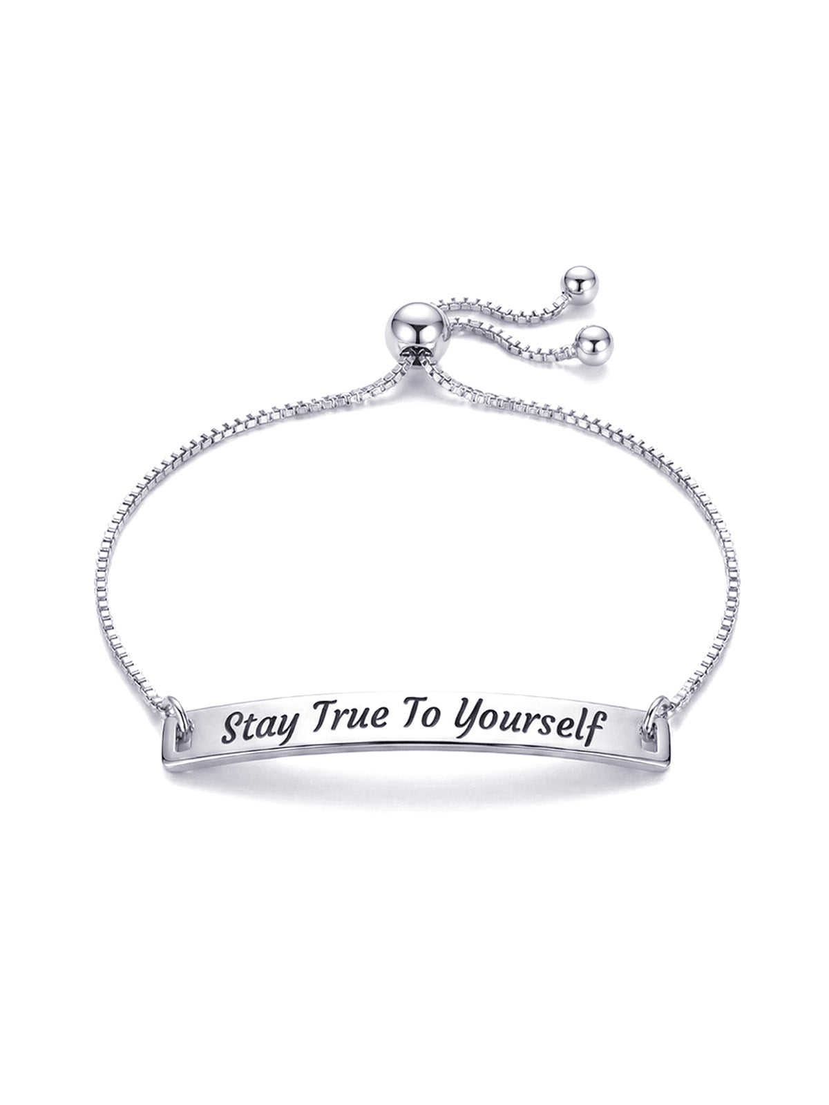 Stay True To Yourself Engraved Bracelet