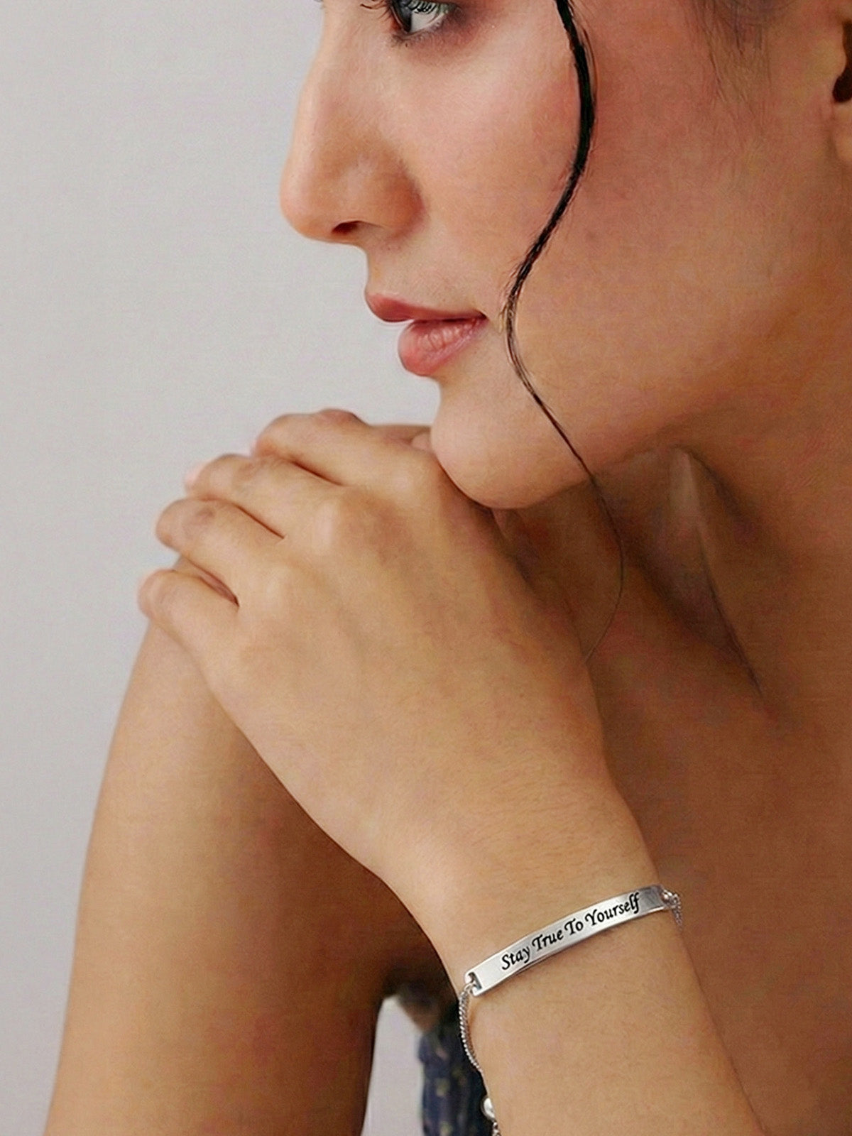 Stay True To Yourself Engraved Bracelet