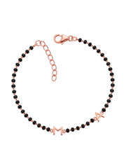 Personalised Rose Gold Mangalsutra Bracelet