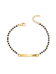 Personalised Flash Gold Mangalsutra Bracelet