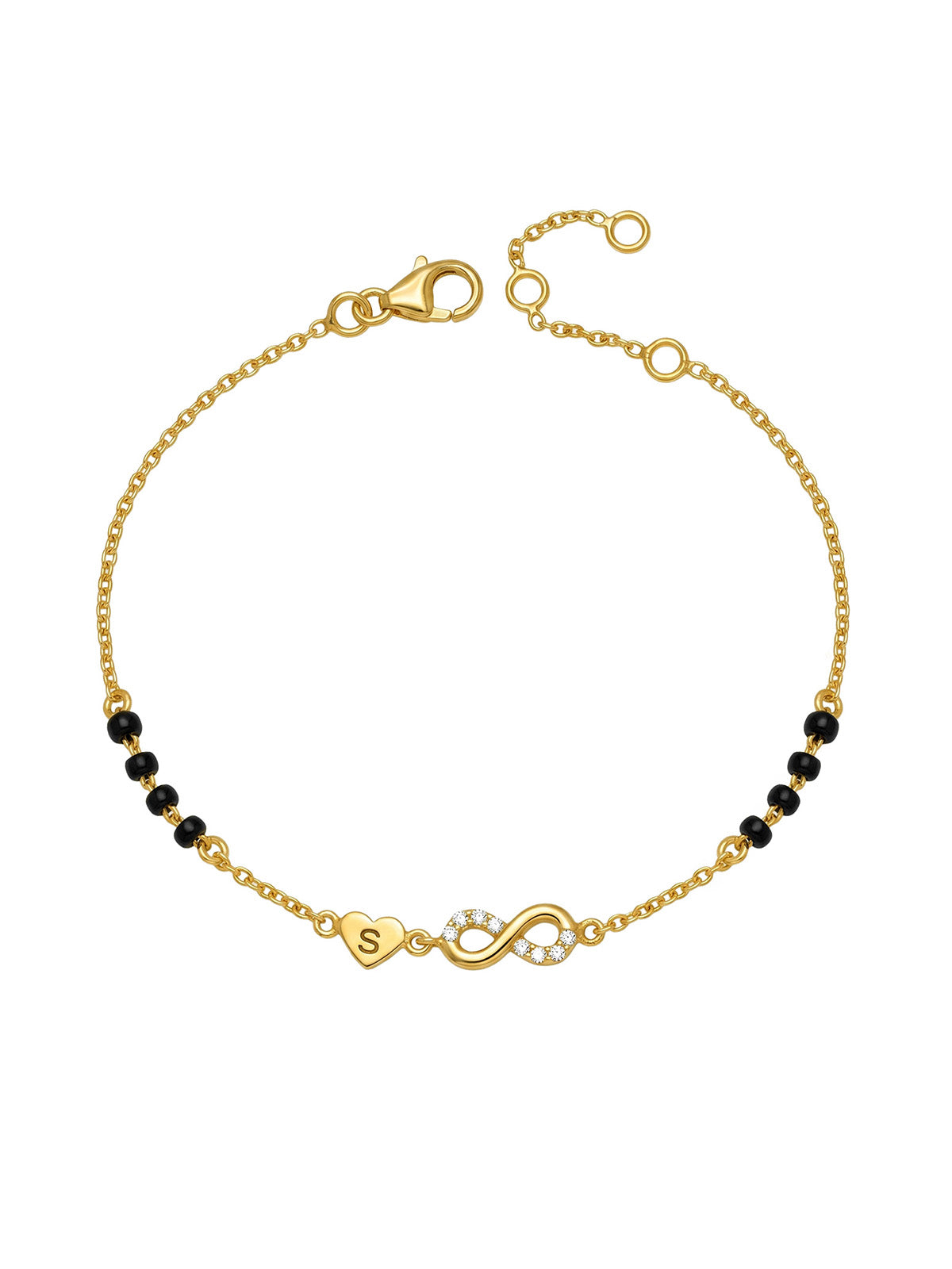 Personalised Flash Gold Mangalsutra Band