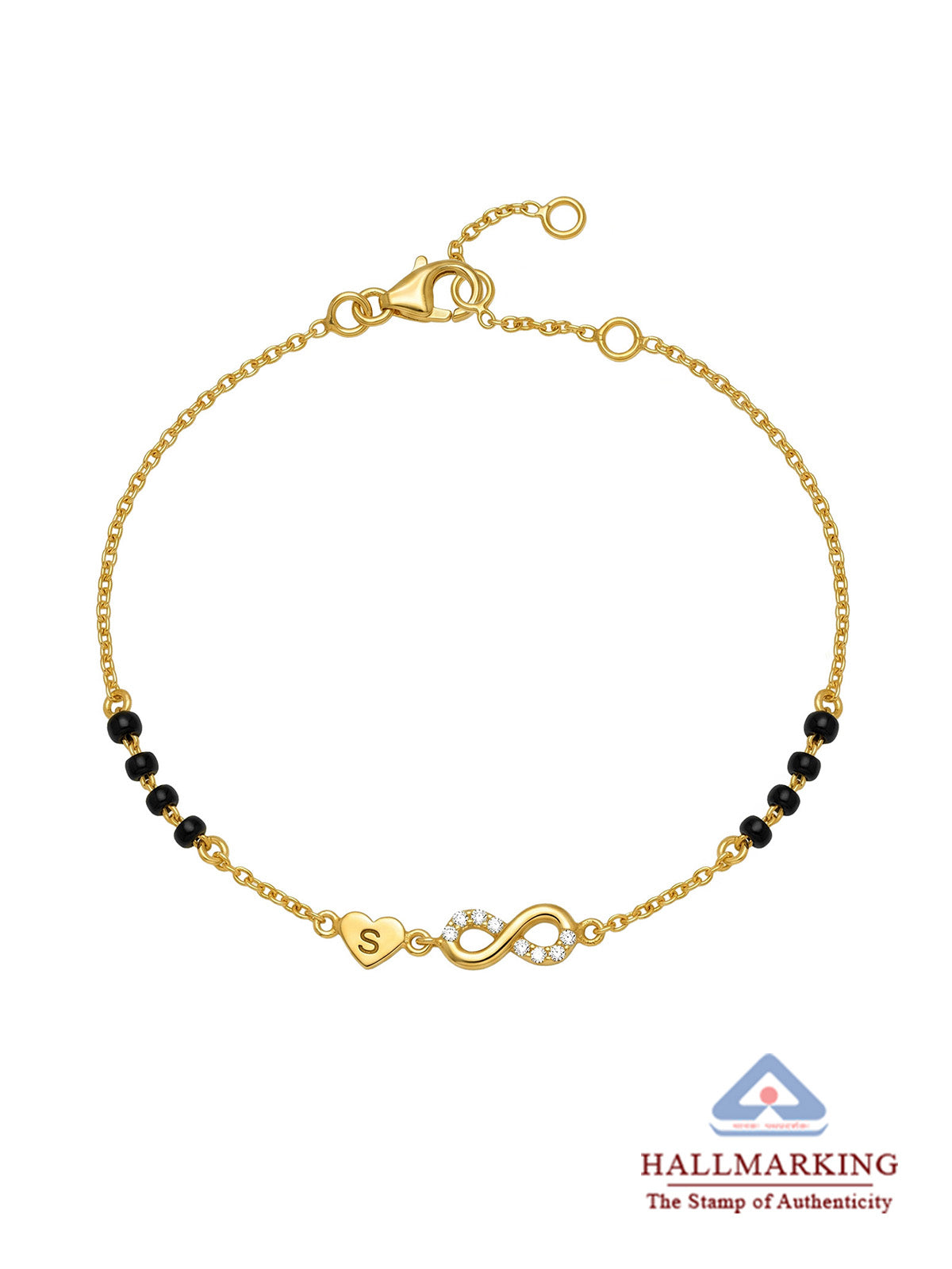 Personalised Flash Gold Mangalsutra Band