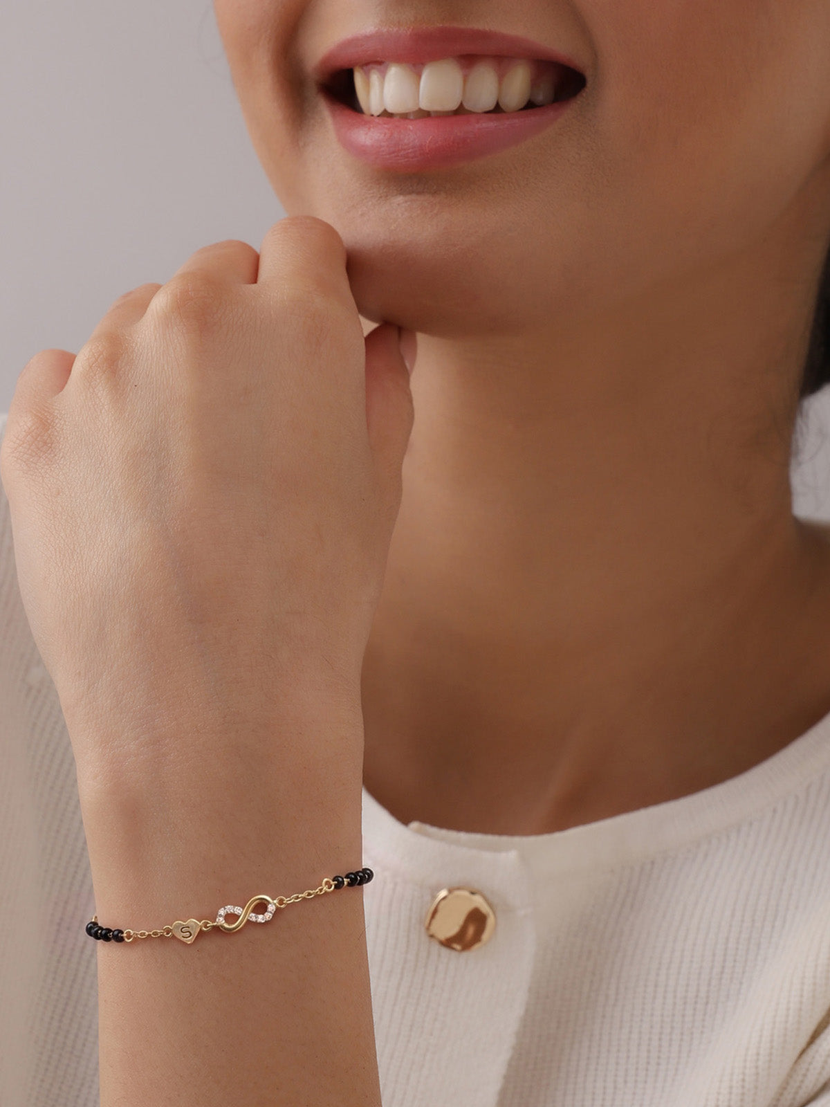 Personalised Flash Gold Mangalsutra Band