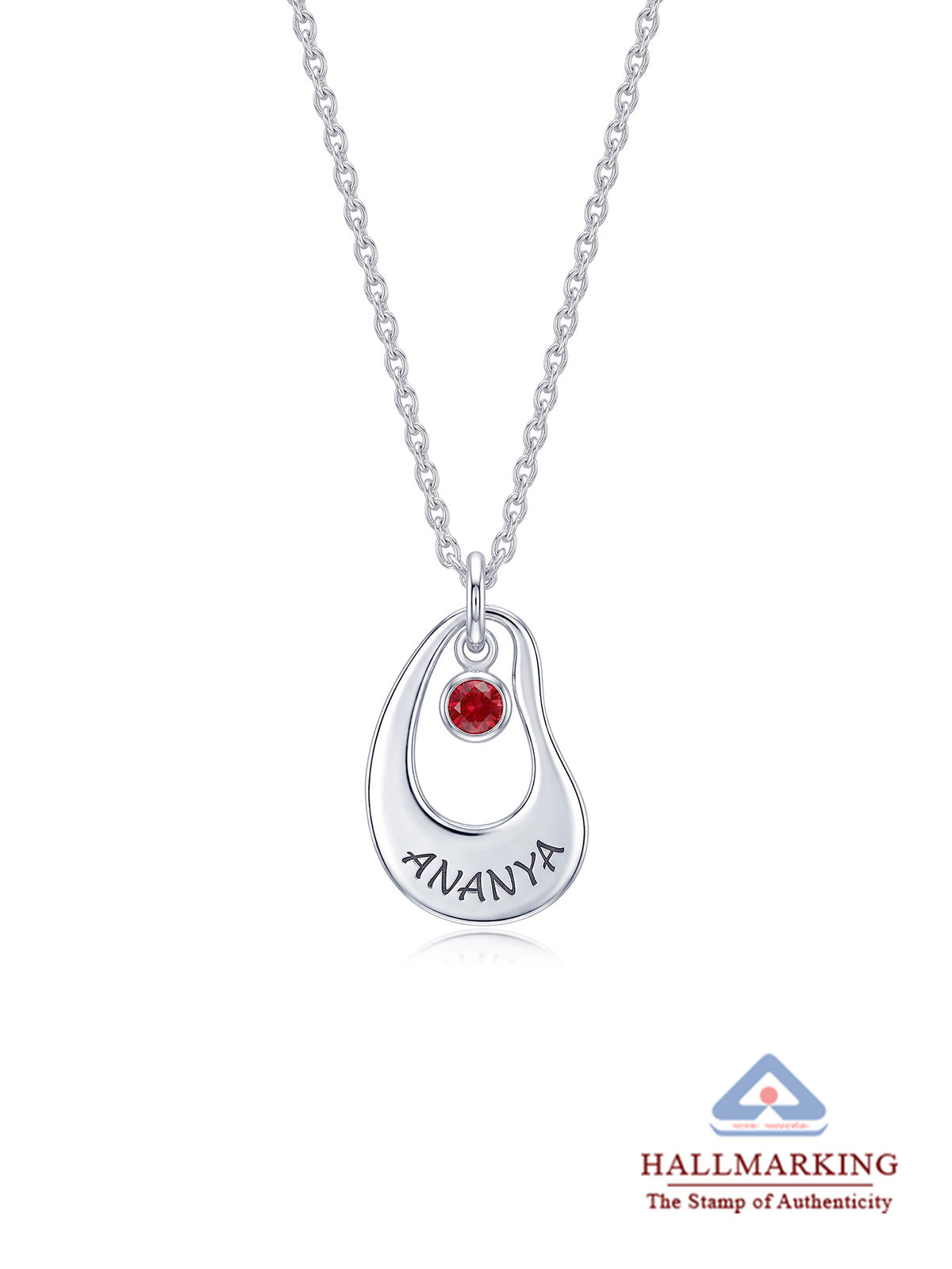 Silver Pendant Chain Necklace