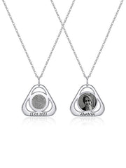 Personalised Silver Charm Pendant Necklace