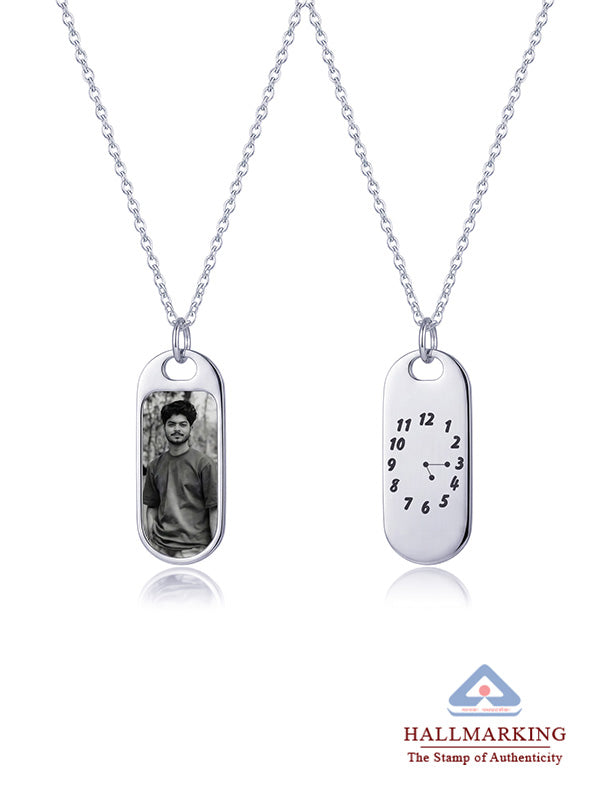 Men?? Silver Pendant Necklace